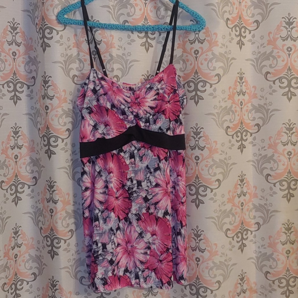 floral tank top